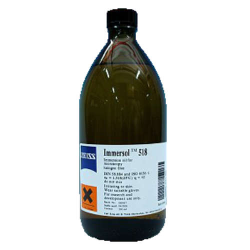 Immersionsöl ZEISS "Immersol 518 N" - 500ml Nachfüllflasche – für alle Mikroskope